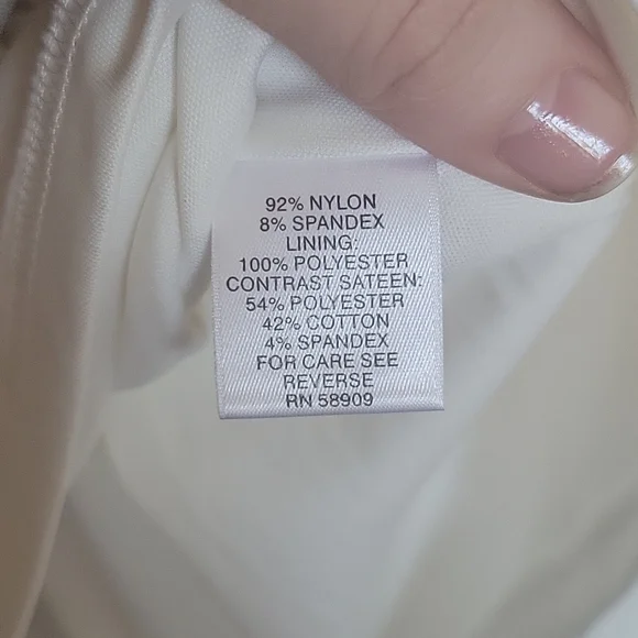 VINTAGE Nick Verreos Sequined Ivory Dress PRICE FIRM - Picture 5 of 12